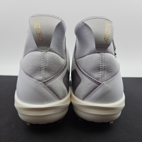 Adidas Adizero Impact+ BSB Baseball Cleats Men's 11 White Gold Lightweight - Picture 4 of 9